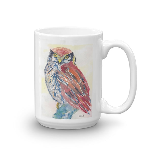 Owl - joylaceyart  Original Art on your mug