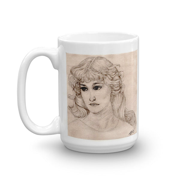 Nottingham Girl - joylaceyart  Original Art on your mug