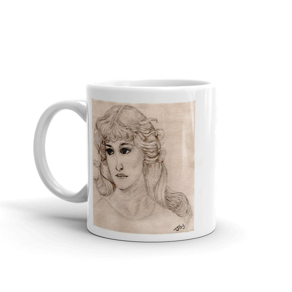 Nottingham Girl - joylaceyart  Original Art on your mug