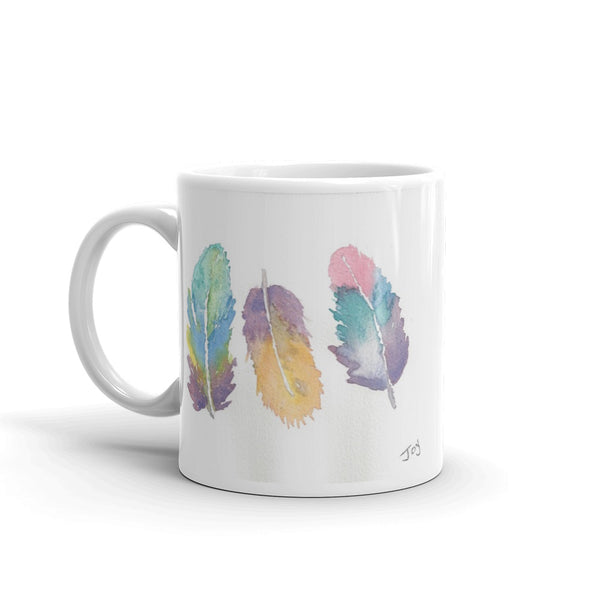 Feathers - joylaceyart  Original Art on your mug