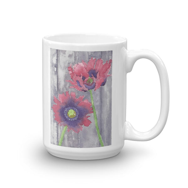 Wild Poppies - joylaceyart  Original Art on your mug