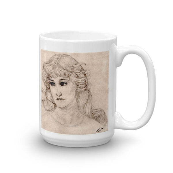 Nottingham Girl - joylaceyart  Original Art on your mug