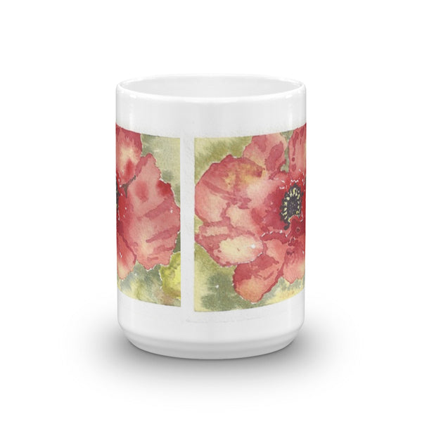 Poppies - joylaceyart  Original Art on your mug