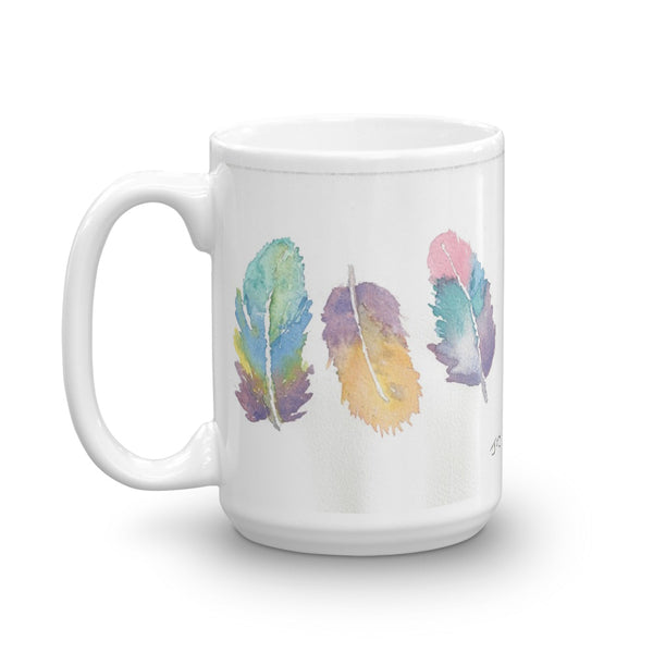 Feathers - joylaceyart  Original Art on your mug