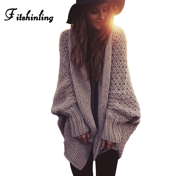 BOHO oversize batwing sleeve long cardigan